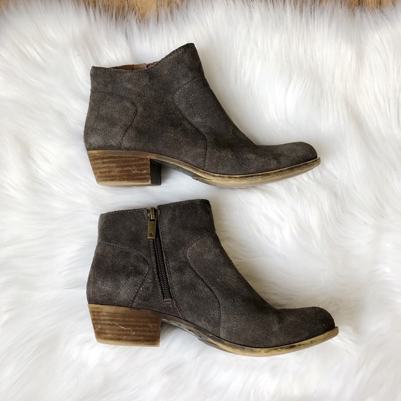 •SOLD• Lucky Brand Brolley Bootie // Leather Suede - Picture 2 of 8